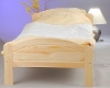 Drewniane ko sosnowe GlamBed CA rozmiar 160/200 cm